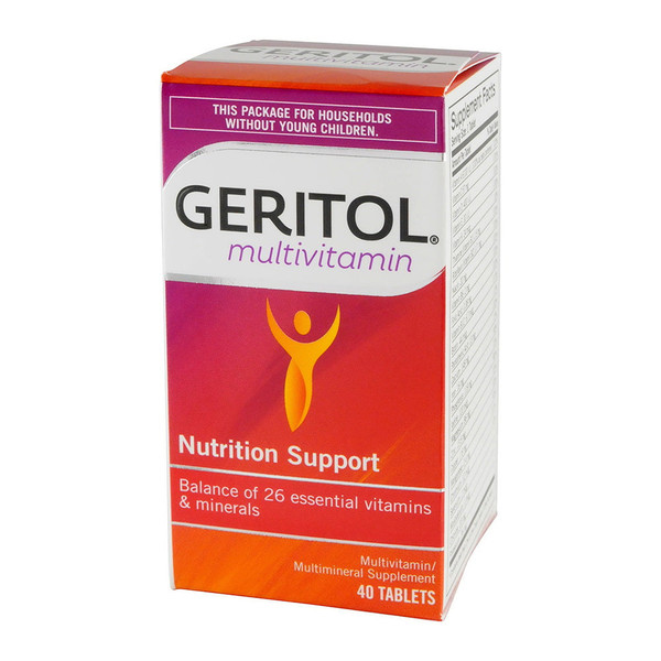 Geritol Multivitamin Nutrition Support 40 Ea