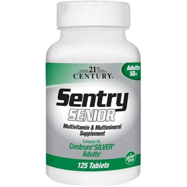 21St Century Sentry Senior Multi Vitamin And Mineral Tablets - 125 Ea