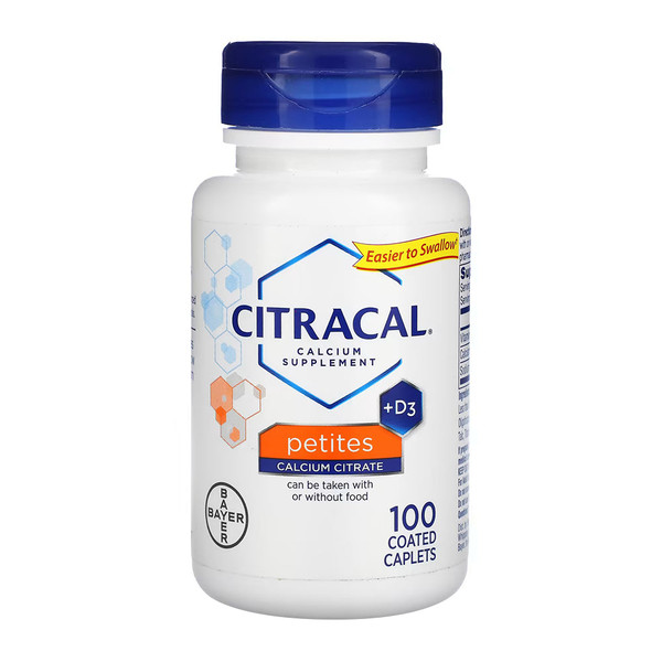 Citracal Calcium Citrate Petites Tablets With Vitamin D, 100 Ea