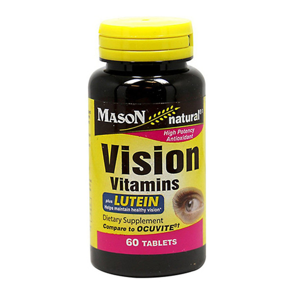 Mason Natural Vision Vitamins Tablets With Lutein 60 Ea