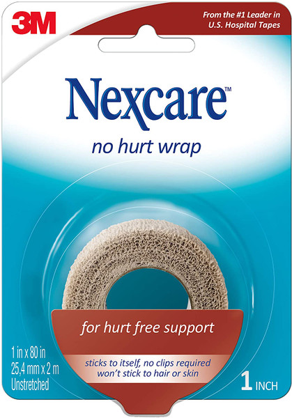 Nexcare No Hurt Wrap Tan 1 Inch X 5 Yard Stretched - 1 Ea