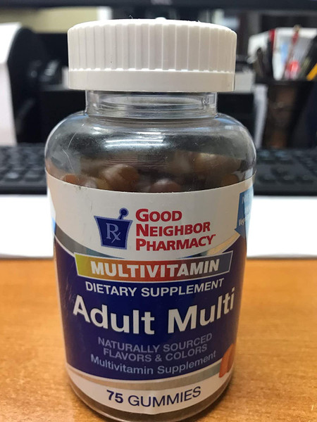 Gnp Adult Multivitamin, Assorted Gummies, 75 Count