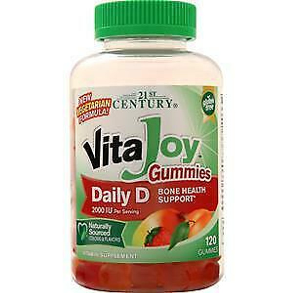 21St Century Vitajoy Gummies Daily D 2000 Iu, 120 Ea