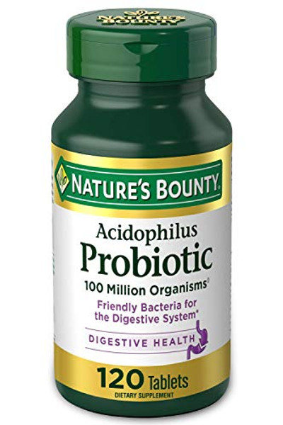 Nature'S Bounty Probiotic Acidophilus Tablets, 120 Ea