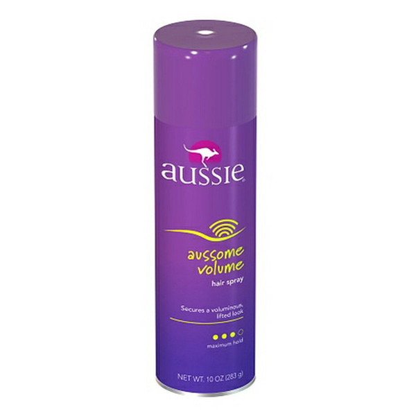 Aussie Aussome Volume Maximum Hold Hair Spray - 10 Oz