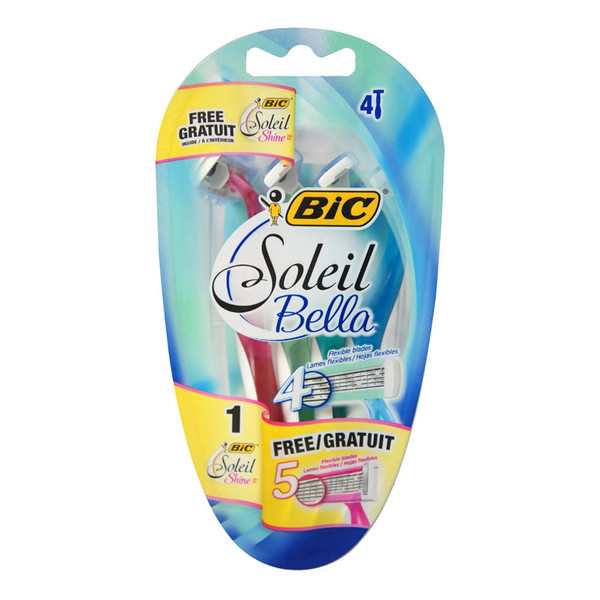 Bic Soleil Comfort Five Blade Disposable Razor For Women - 3 Ea