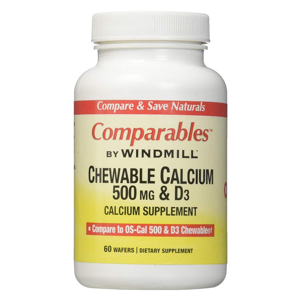Windmill Calcium 500 Mg Chewable Tablets 60 Tablets