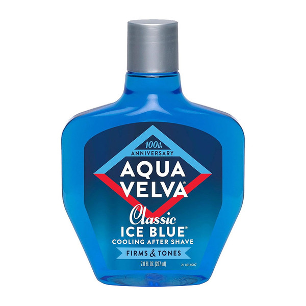 Qua Velva Classic Ice Blue Cooling Aftershave - 7 Oz