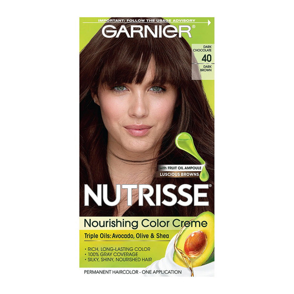 Garnier Nutrisse Dark Brown Nourishing Permanent Hair Color Creme