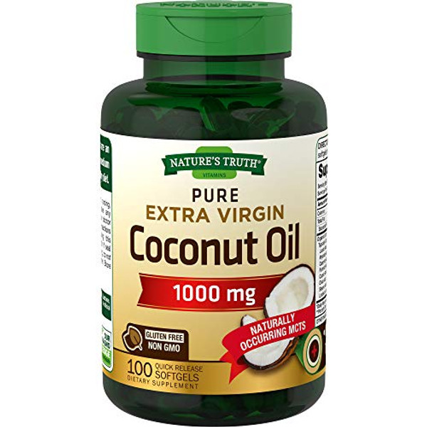 Nature'S Truth Extra Virgin Coconut Oil 1000 Mg, 100 Ea