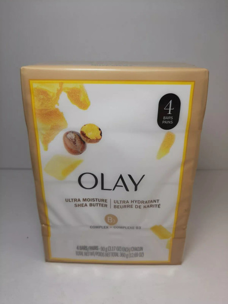 Olay Ultra Moisture Beauty Bar Soap With Shea Butter - 3.17Oz ,4Ct