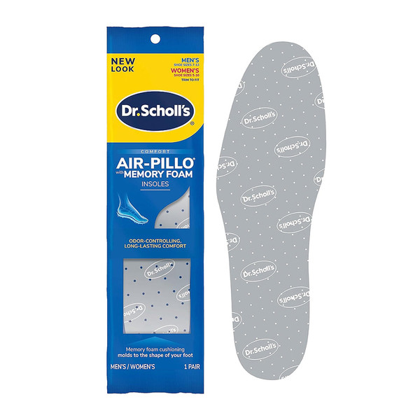 Dr. Scholl'S Comfort Double Air-Pillo Insoles, 1 Pair, Size: 7-13 (Men), 5-10 (Women)