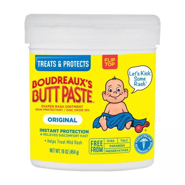 Boudreaux'S Butt Paste Diaper Rash Ointment, Original, 16 Oz