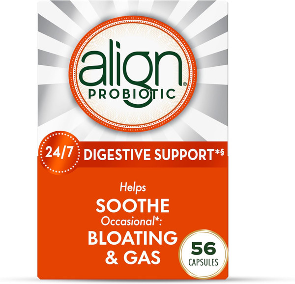 Align Probiotics for Women and Men, Daily Probiotic Supplement - 56 Capsules