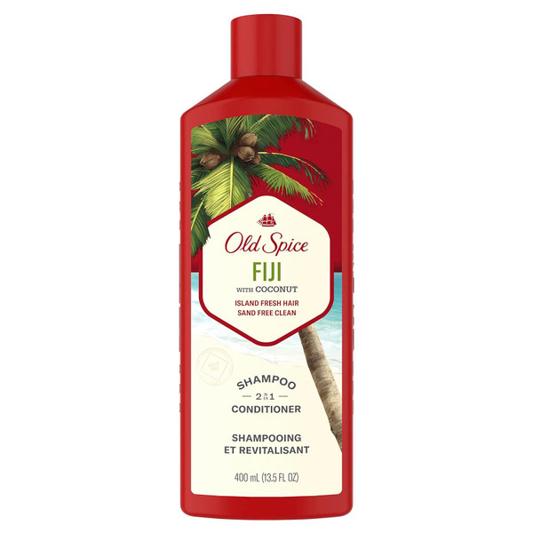 Old Spice Fiji 2in1 Shampoo and Conditioner for Men, 13.5 fl oz