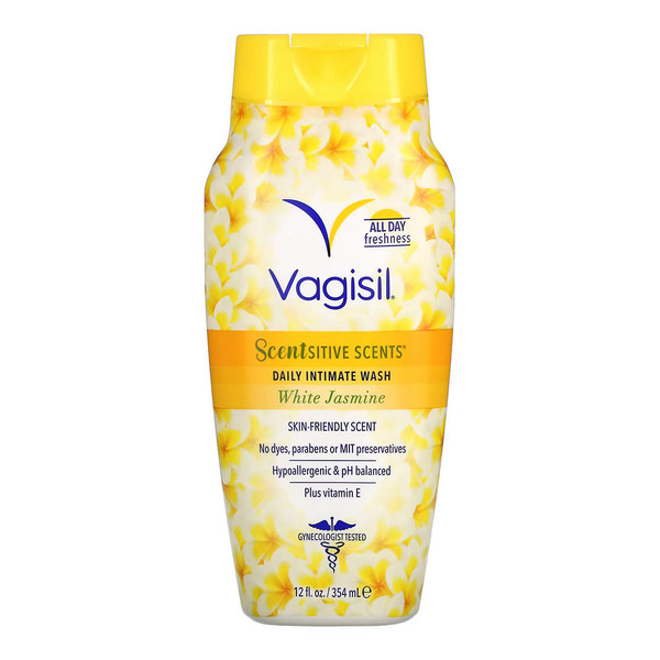 Vagisil Wash Scentsitive Scents White Jasmine  12 Oz
