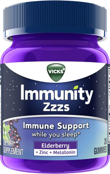 Vicks Immunity Zzzs Immune Support Gummies - 28 ct