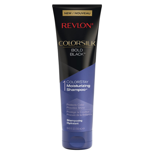 Revlon Color silk Care Shampoo, Black, 8.45 Fluid Ounce