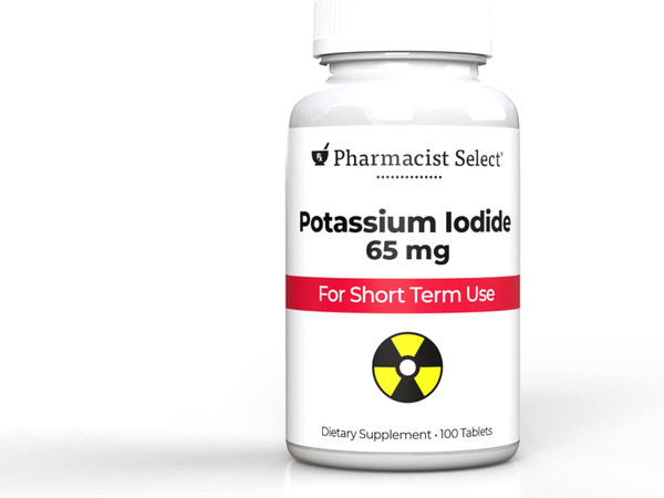 Potassium Iodide Tablets 65mg, Short Term Use Only, 100 Tablets