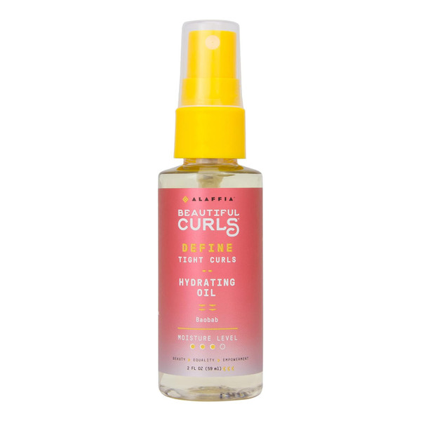 Alaffia Hair Care, Beautiful Curls Define Tight Curls Hydrating Oil Spray, 2fl oz