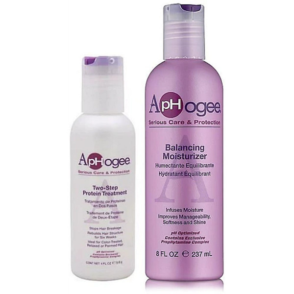 Aphogee - Two step Protein (4oz) + Balancing Moisturizer (8oz)