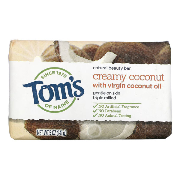 Tom'S Of Maine Natural Beauty Bar Soap With Virgin Coconut Oil 5 Oz