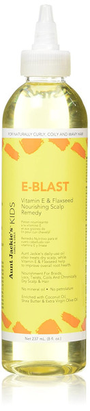 Aunt Jackies Hair Kids E Blast Daily Oil for Dry Scalp, 8 Oz  