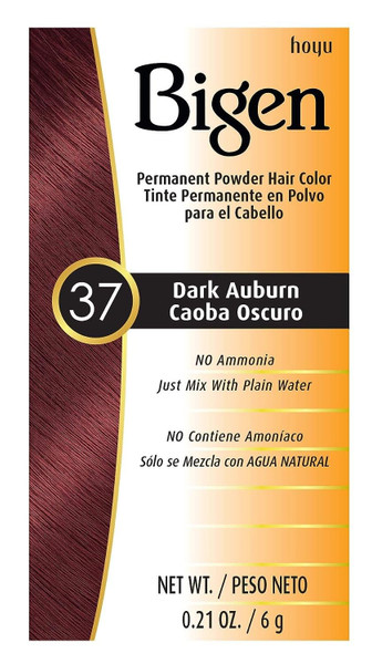 Bigen Powder Hair Color #37 Dark Auburn 0.21 Ounce