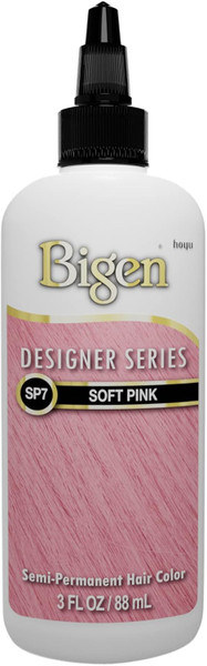 Bigen Soft Pink Semi Permanent Hair Color Designer Series, 3 Oz