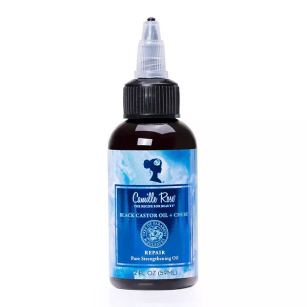 Camille Rose Black Castor Oil and Chebe, Hair Strengthing Oil, 2 Oz