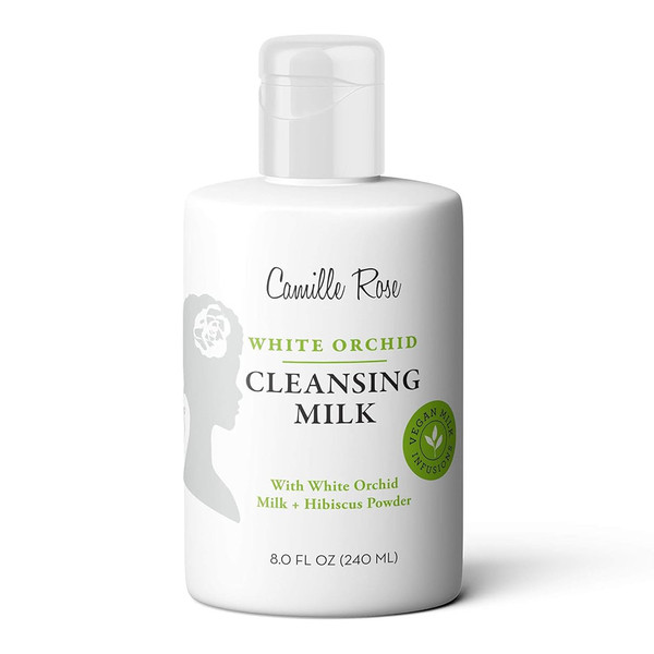 Camille Rose White Orchid Cleansing Milk for Softening Scalp and Hair, 8 Oz