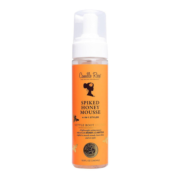 Camille Rose Spiked Honey Mousse 4-in-1 Hair Styler With Honey and Nettle Root, 8 Oz