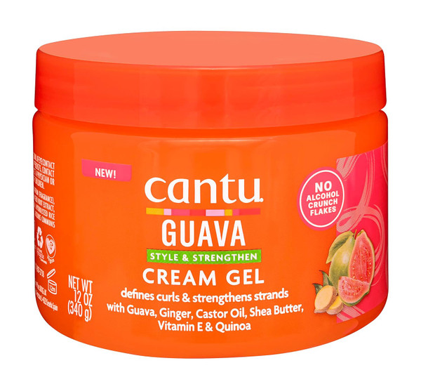Cantu Guava Style & Strengthen, Cream Gel, 12 oz