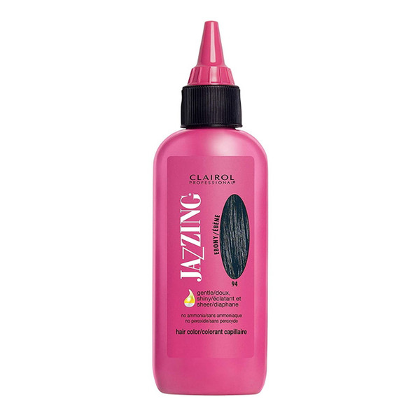 Clairol Professional Jazzing 94 Ebony Temporary Semi Permanent Hair Color, 3 Oz