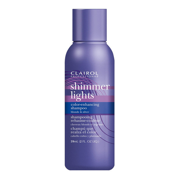 Clairol Shimmer Lights Shampoo, Blonde and Silver, 2 Oz