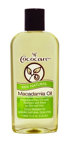 Cococare 100% Natural Macadamia Oil - Deep Moisture for Hair & Skin -  4 oz