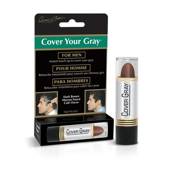 Cover Your Gray for Men Hair Color Touch-Up Stick - Dark Brown 0.15 oz