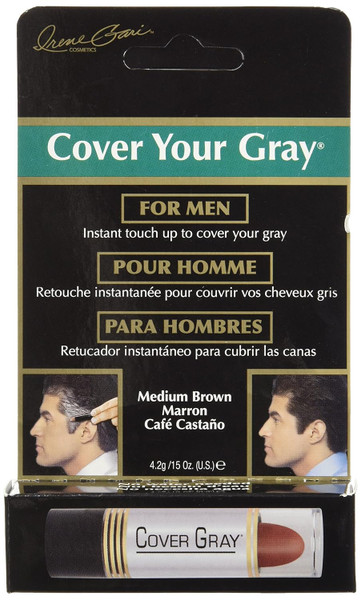 Cover Your Gray Mens Touch-Up Stick -Medium Brown