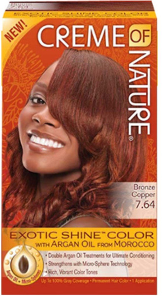 Creme of Nature Nourishing Permanent Hair Color: 6.4 Bronze Copper