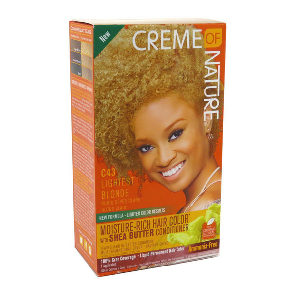 Creme of Nature Moisture Rich Hair Color Kit, Light Blonde, 1 EA