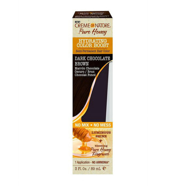Creme Of Nature Color Boost, Dark Chocolate Brown - 3 Oz