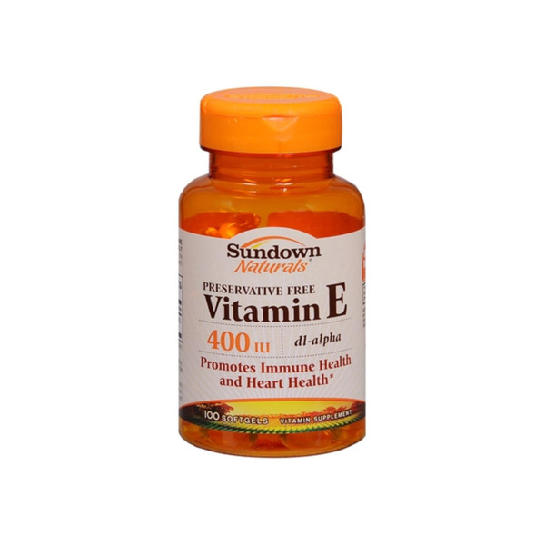 Sundown Vitamin E 400 Iu Softgels Dl-Alpha 100 Soft Gels