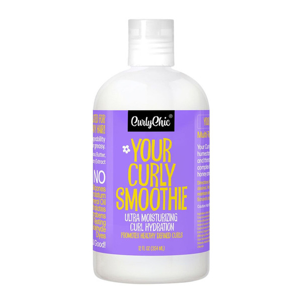 CurlyChic Your Curly Smoothie Ultra Moisturizing Curl Hydration, 12 Oz