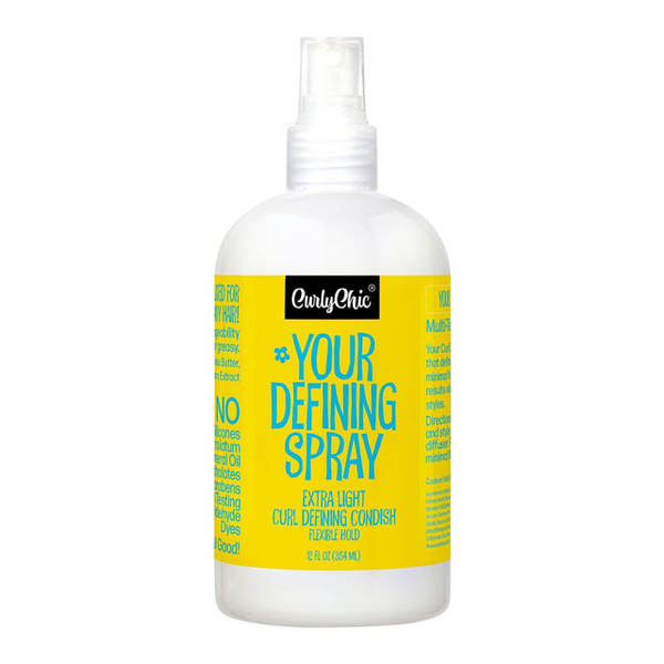 CurlyChic Your Defining Spray Extra Light Curl Defining Condish, 12 Oz