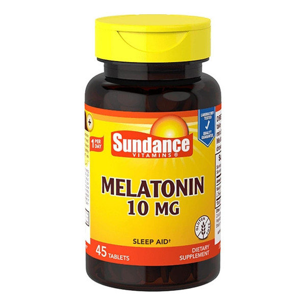 Sundance Vitamins Melatonin 10 Mg, 45 Ea