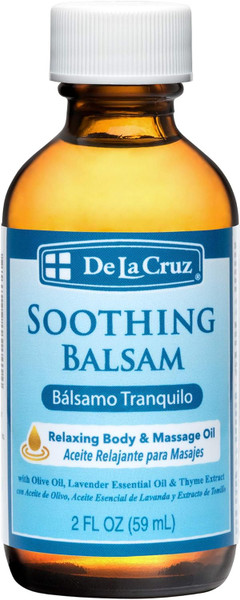 De La Cruz Soothing Balsam (Balsamo Tranquilo) Massage Oil  2 fl oz