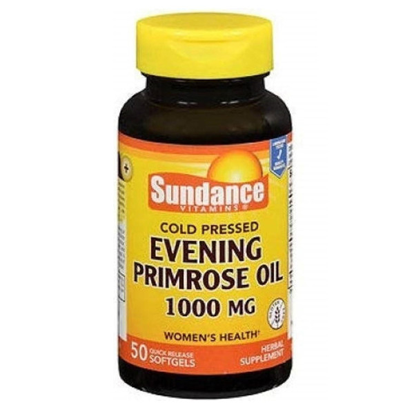Sundance Vitamins Evening Primrose Oil 1000 Mg, 50 Ea