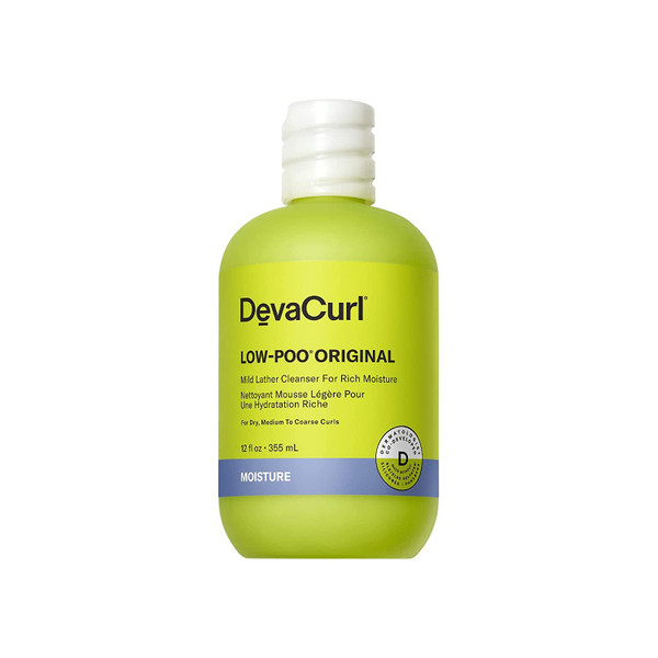 Deva Curl Low-Poo Original Mild Lather Cleanser for Rich Moisture 12 fl oz