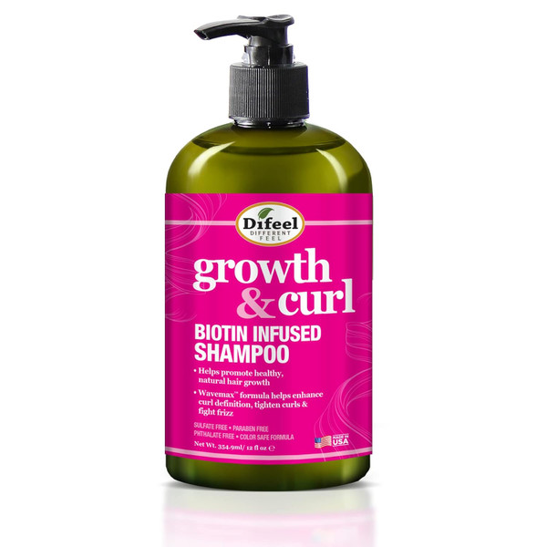 Difeel Growth and Curl Biotin Conditioner 12 oz.