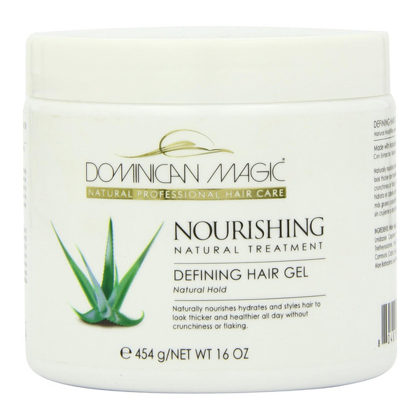Dominican Magic Defining Styling Hair Gel for Strong Hold and Shine, 16 oz